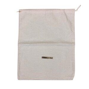 Sophia Webster Designer Shoe Dust Bag Beige Canvas Drawstring Storage Pouch Logo